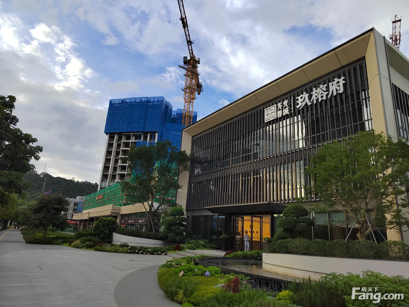 房天下>深圳新房>楼盘资讯>正文>龙光玖榕府,绿植还是非常不错的近期